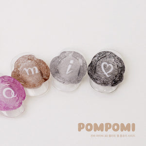 JIN.B Jellytto Pompomi - Velvet 3D embo gel GREY JBI-JE7