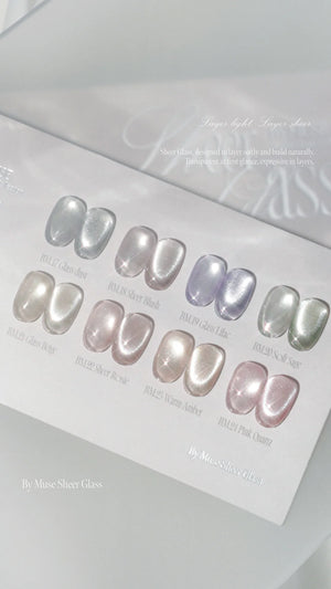 BY MUSE Sheer Glass Collection - Magnetic Gel set