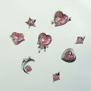 Make.N X Pochit Moon & Heart Nail Charm