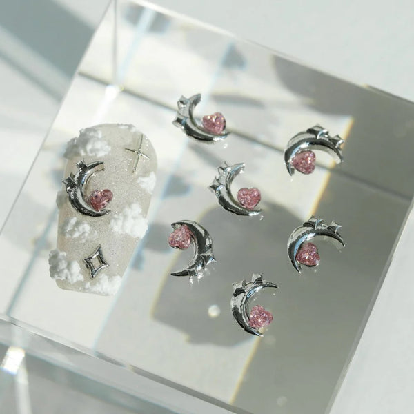 Make.N X Pochit Moon & Heart Nail Charm