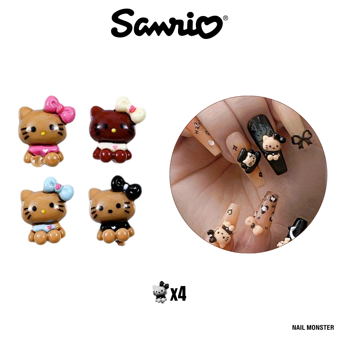 SANRIO 3D Kawaii Hello Kitty Nail Charms