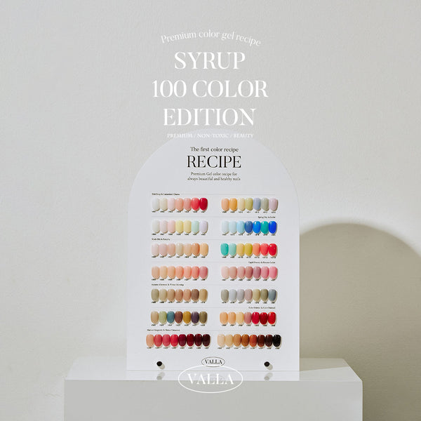 VALLA 100-Color Syrup Gel Polish – Non-Wipe, HEMA & Cruelty-Free