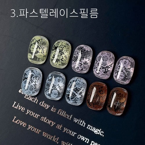 CLODI Super Nail Film Pastel Lace