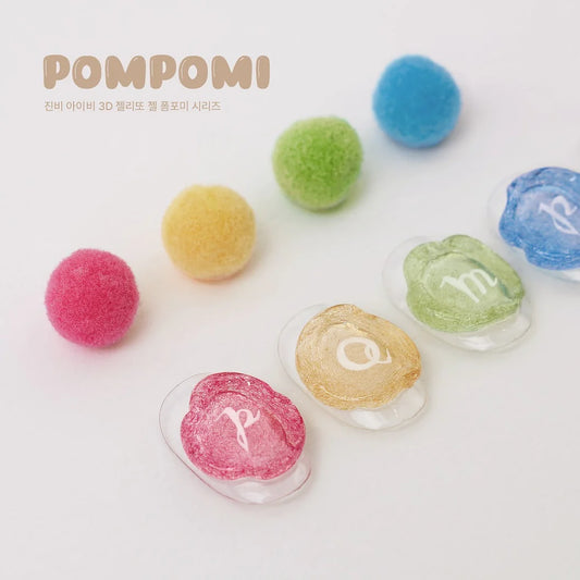JIN.B Jellytto Pompomi - Velvet 3D embo gel YELLOW JBI-JE2