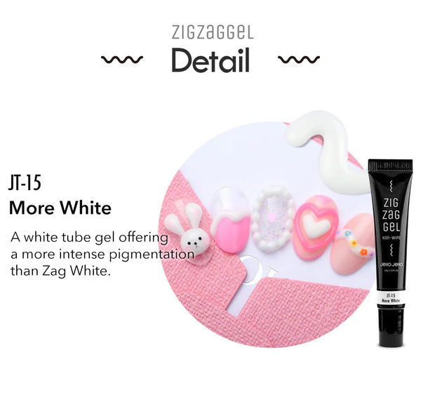 JELLO JELLO Zig Zag Gel JT-15 More White