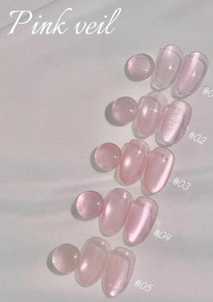 NAILBAYO Pink Veil Magnetic Gel Collection