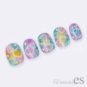 Tsumekira Soft Gradient Heart es-nac-003