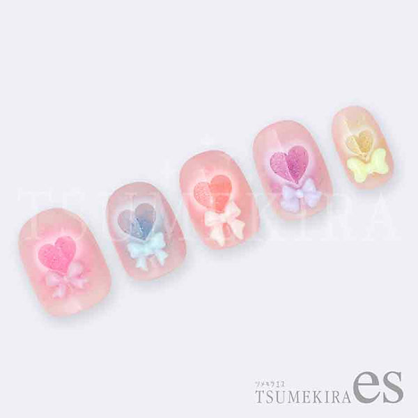Tsumekira Soft Gradient Heart es-nac-003