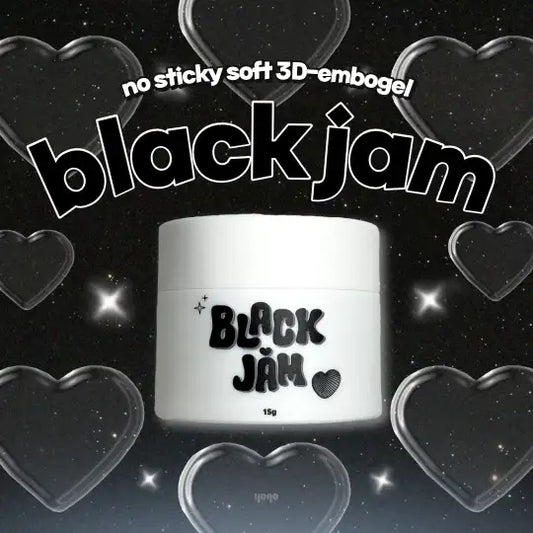 YOGO Black Jam 3D Black Clay/Embossing Gel