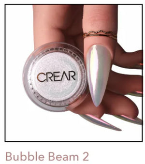 CREAR - Bubble Beam Mirror Powder 2 -  Peach with Pink-Blue Shift