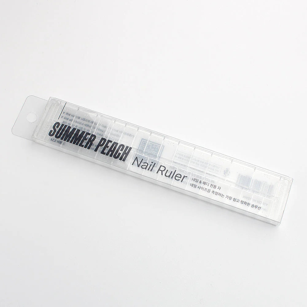 DANJINAIL Summer Peach Nail Ruler