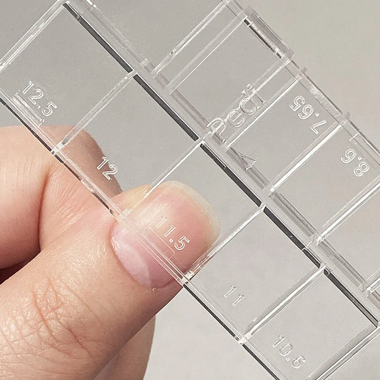 DANJINAIL Summer Peach Nail Ruler
