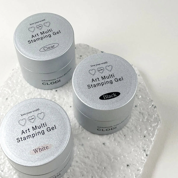 CLODI Art Multi Stamping Base and Pastel Gel Set