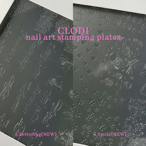 CLODI Nail Art Stamping Plate Set