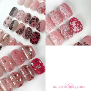 CLODI Nail Art Stamping Plate Set