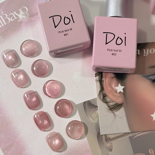 NAILBAYO Pink Veil Magnetic Gel Collection