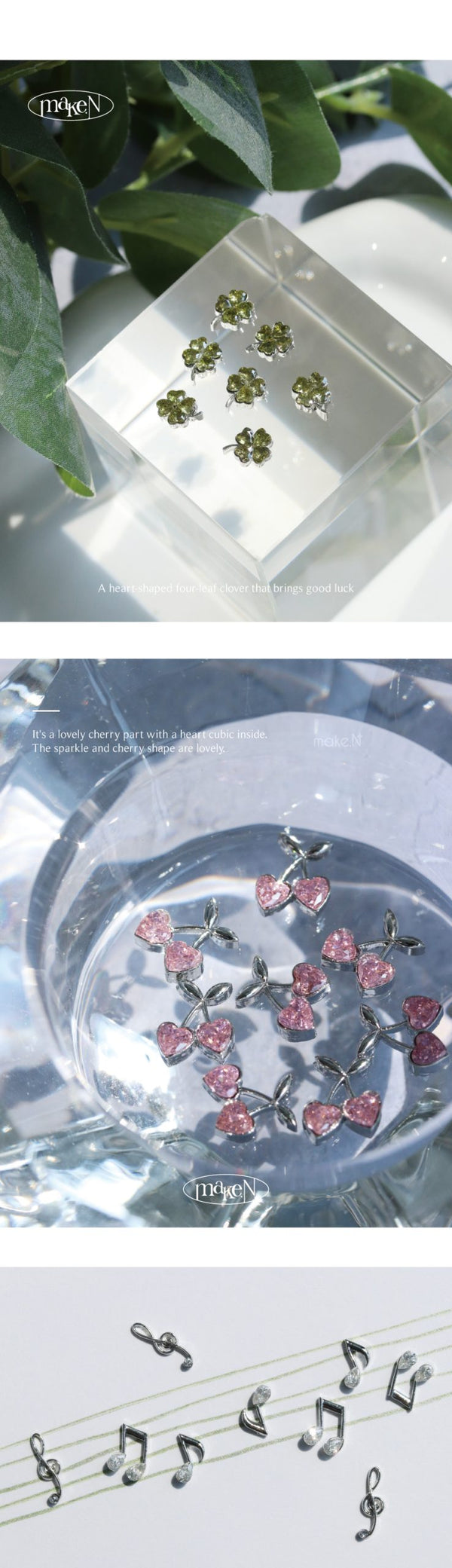 Make.N Nail Charm86 - Lucky Cherry Note Parts