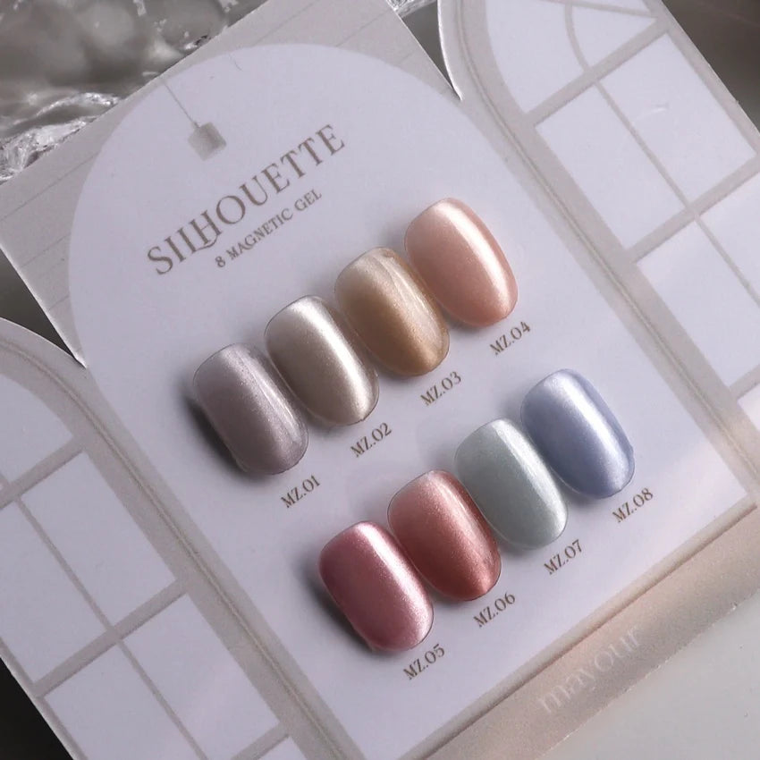 MAYOUR Silhouette Collection - 8 Magnetic Color Set