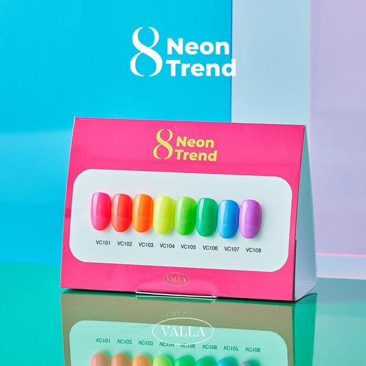 VALLA Neon Trend collection - 8pcs