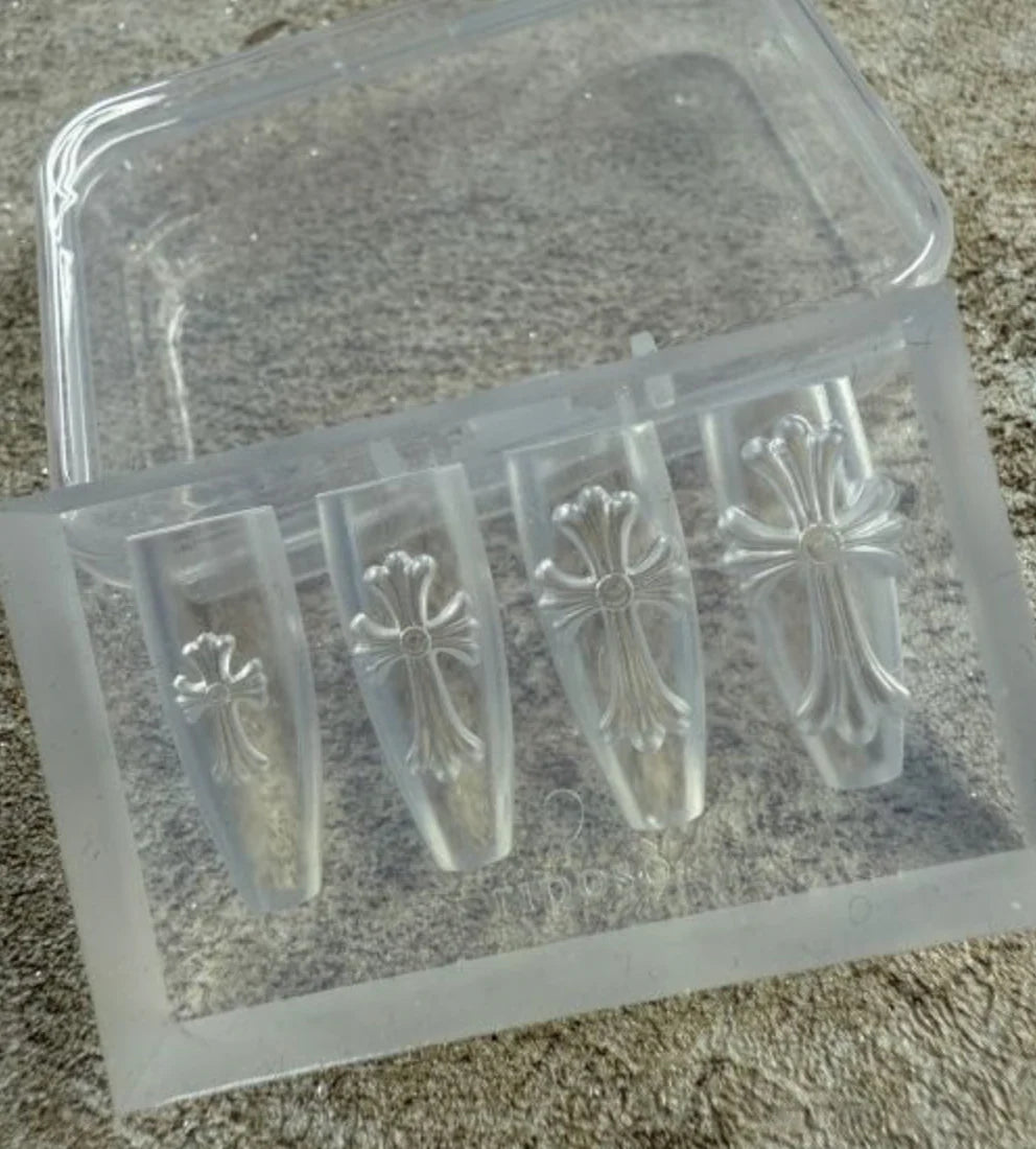 RIPOSO Cross Mold – Professional Cross Nail Art Tool