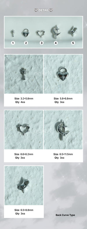 Make.N Orbit Star Nail Charm