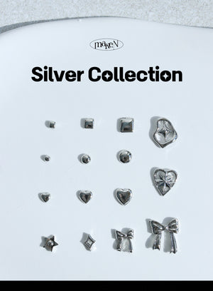 Make.N - Silver Sparkle Circle Charm