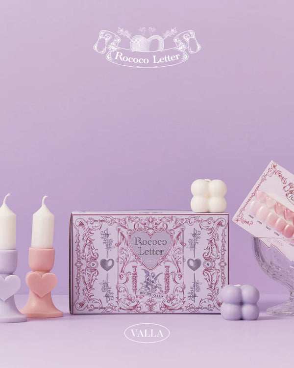 VALLA Rococo Letter Gel Collection – Romantic Pastel Shades (HEMA-Free)