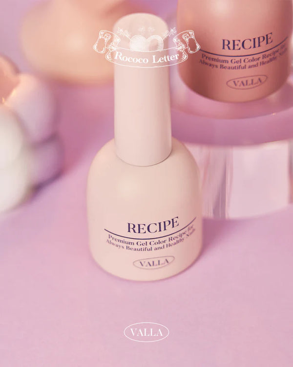 VALLA Rococo Letter Gel Collection – Romantic Pastel Shades (HEMA-Free)