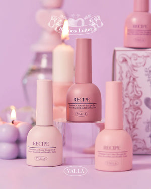 VALLA Rococo Letter Gel Collection – Romantic Pastel Shades (HEMA-Free)