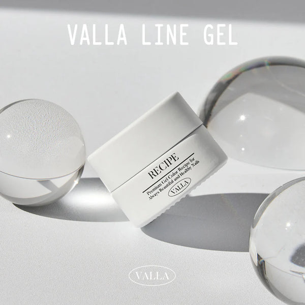 VALLA Line Gel Set — VL01 Pure White